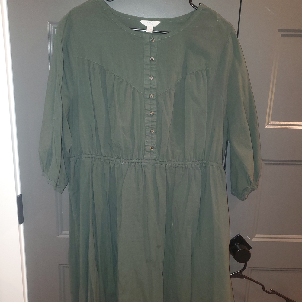 Sage Green Time And Tru Dress